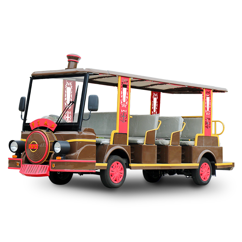 Carton Electric Sightseeing Vehicle Electric Shuttle Bus for Theme