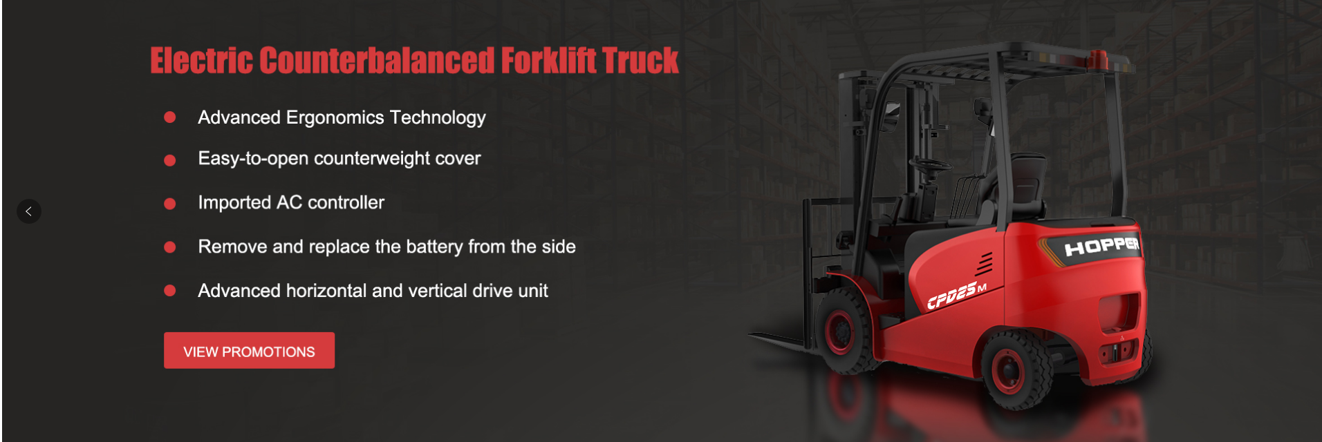Electric forklift 